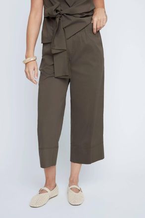 Cyrus Womens Woven Cropped Pants In Khaki