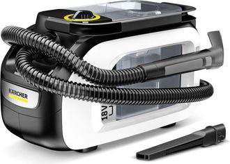 Karcher Aspiratore lavamoquette a batteria se 3-18 Compact Home - Piattaforma batteria: Piattaforma Battery Power+ 18 v - Potenza assorbita: 184 w