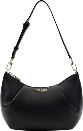 Guess Tassen, Dames, Zwart, ONE Size, Leer, Amorette Schoudertas