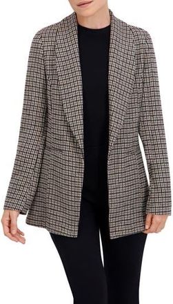 Ookie & Lala Plaid Shawl Collar Blazer in Olive/Grey at Nordstrom Rack, Size X-Large