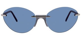 Andy Wolf Zuri Polarized C Womens Sunglasses Silver Size 62