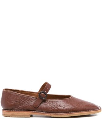 Hereu Womens Brava Leather Ballet Flats