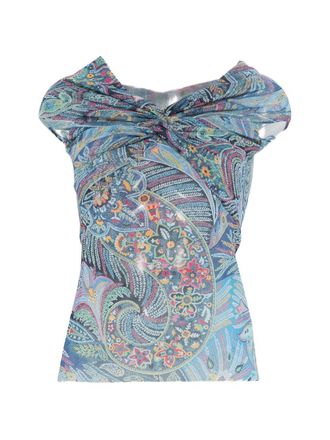 Etro Womens Printed Top