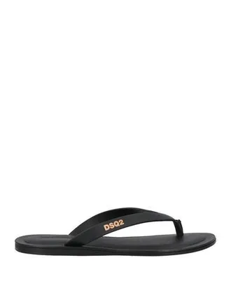 サンダル D SQUARED2 RUBBER THONG SANDAL Men's Dsquared2 Leather Sandals − Shop now up to −73