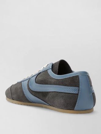 Dries Van Noten sneakers suede panels contrast stitching sole