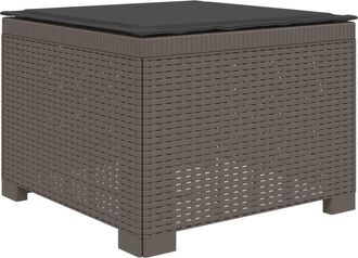 vidaXL Sill&oacute;n Individual De Jard&iacute;n Con Coj&iacute;n Apariencia De Ratan Pp Vidaxl