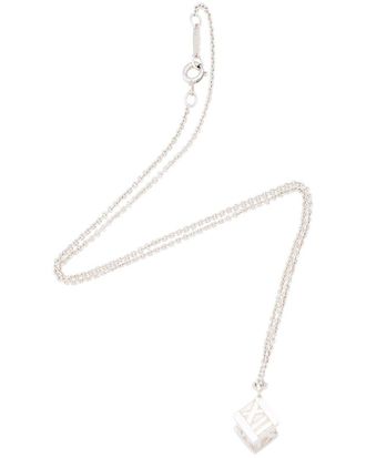 Tiffany & Co. Silver Atlas Cube Necklace (Authentic Pre-Loved)