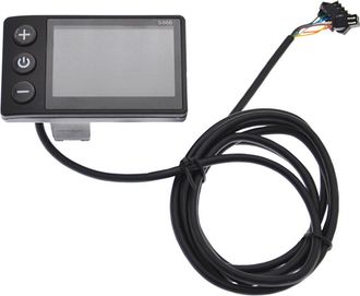 OEM Adecuado Para Bicicletas/patinetes El&eacute;ctricos, Panel De Control Lcd Impermeable Con Visualizaci&oacute;n De Velocidad Y Distancia En Tiempo Real, Pantalla Lc