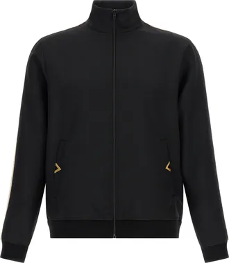Valentino Garavani Black Polyester Mens Sweatshirt