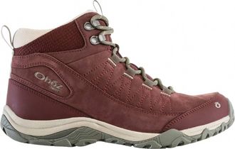 Oboz Footwear Womens Ousel Mid B-Dry Waterproof Hiking Boots In Port