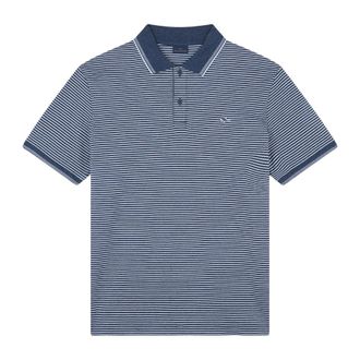 Paul & Shark Gestreept poloshirt - Heren - Tops - Blauw - Maat: 2XL Katoen