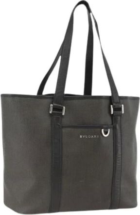 Bulgari Pre-owned Tote Bags, female, Black, Size: ONE SIZE Pre-owned Vintage Tote Bag