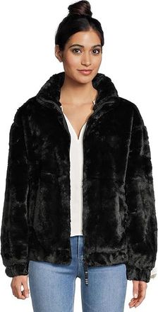 UGG Tash Faux Fur Jacket Womens Coat Black : MD, Faux Fur/Polyester