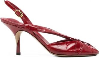 Jacquemus Dames, Schoenen, Rood, Maat: 39 EU Leer