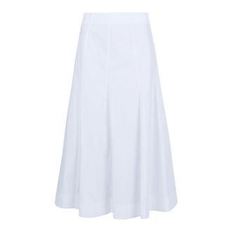 Liviana Conti Midi Skirts, female, White, Size: M Anya Midi Skirt