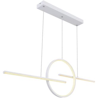 Globo Lighting L&aacute;mpara Colgante - Barral - Blanco - Metal - Gran L&aacute;mpara - Globo