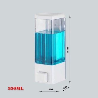 OEM Dispenser Di Sapone Manuale Con Pulsante, Dispenser Igienico A Parete Per Disinfettante, Sapone Liquido, Ecc., Fissaggio A Vite, 350 Ml, 6 X 18,5