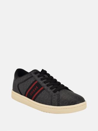 Guess Locey Striped Low-Top Sneakers