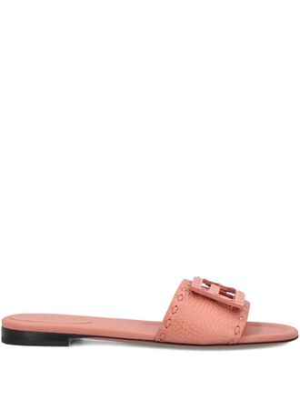 Fendi Sandali con fibbia FF - Rosa