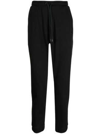 BOSS Pantaloni sportivi con dettagli a righe - Nero