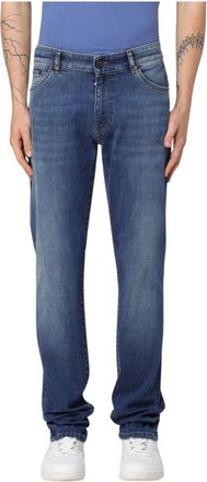 Pantaloni Torino Heren, Jeans, Blauw, Maat: W38 Denim