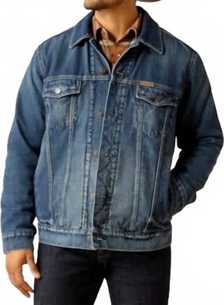 Ariat Blanket Lined Trucker Jacket In Victor