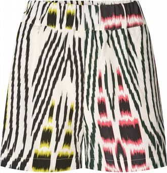 Rabens Saloner Womens Lania Ikat Short In Multicolor