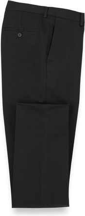 Paul Fredrick Non-iron Cotton Stretch Twill Flat Front Pant