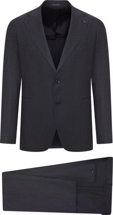 Tagliatore TAILORED WOOL SUIT WITH SINGLE-BREASTED JACKET - Tagliatore - Man