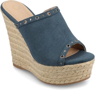 Journee Collection Journee Womens Yari Espadrille Wedge Sandals