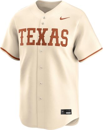 Nike Texas Wordmark Nike Mens College Limited Baseball Jersey in Brown | UNBB0HWCTXE-0YS