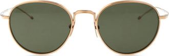 Thom Browne Occhiali da sole tondi - Oro