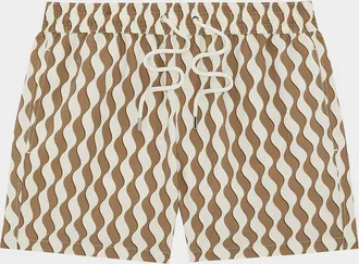 Frescobol Carioca Men & apos;s Rio Listra Wave-Stripe Swim Shorts