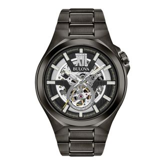 Bulova Maquina Automatic Watch - Dames - Horloges - Zwart - ONE Size - Accessoires