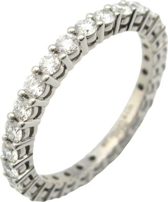 Tiffany & Co. Clear Platinum Platinum 950 Band Ring (Pre-Owned)