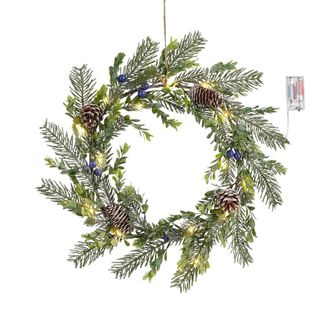 house of seasons Corona decorativa verde h7xb42xl42cm