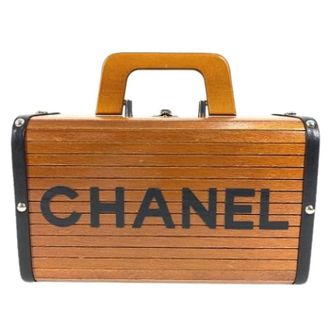 Chanel Pre-owned Vanity Bag - Dames - Vintage Handtas - Bruin - ONE Size - Vintage