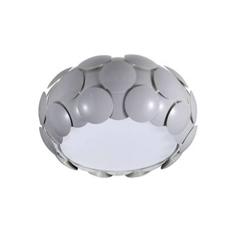 Netlighting Santina Modern 6 Light Cylindrical Ceiling Light E27 in Grey