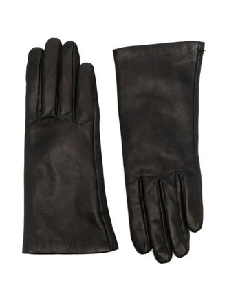 ALPO leather gloves - women - Calf Leather - 7.5 - Black