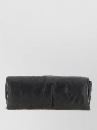 Rick Owens leather clutch bag