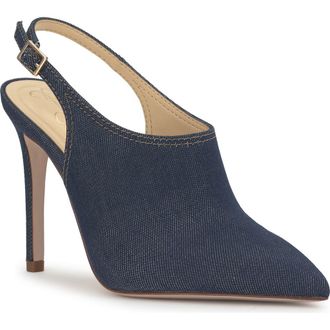 Jessica Simpson Pavie Slingback Pump in Indigo at Nordstrom, Size 7.5