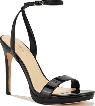 Nine West Lorent Sandal in Black at Nordstrom Rack, Size 8.5