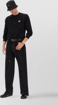 Dolce & Gabbana denim loose fit trousers
