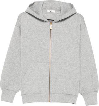 Twin-Set Top con cappuccio - Grigio