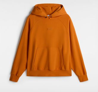 Vans Mens Premium Hoodie Fleece - Orange Cotton - Size X-Small