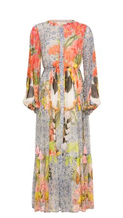 Carolina K Womens Josefina Maxi Dress In Selva Birds