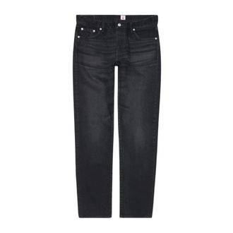 Edwin Jeans, Heren, Zwart, W34 L30, Katoen, Regular Tapered Japan Jeans