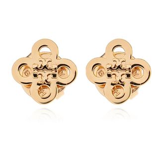 Tory Burch Logo Earrings - Dames - Oorbellen - Geel - ONE Size - Accessoires
