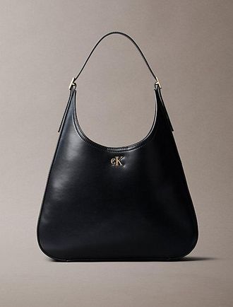 Calvin Klein Bolso De Hombro Curvo Con Herraje Con Monograma