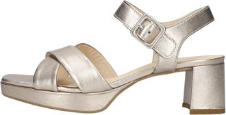 Gabor Schoenen, Dames, Grijs, 37 1/2 EU, 953 Sandalen